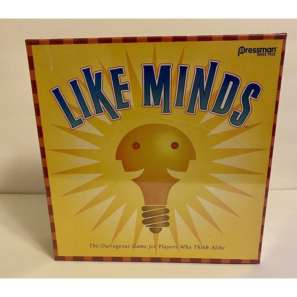 New Like Minds Board Game-Pressman-Outrageous Game For Players Who Think‎ Alike